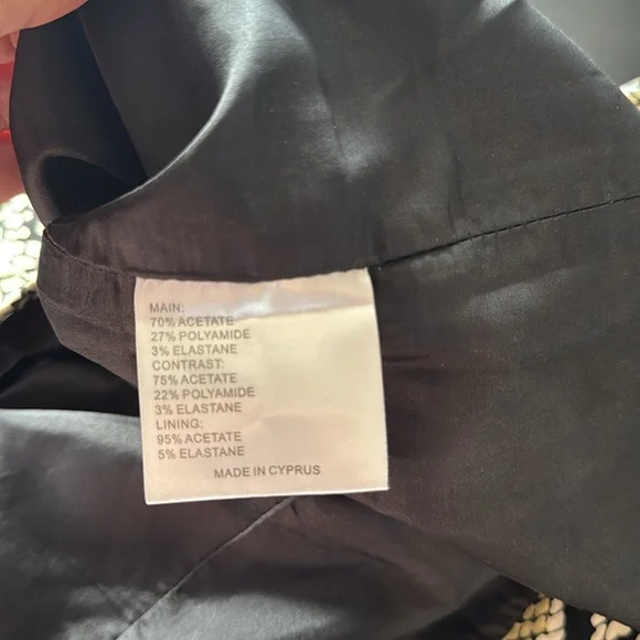 Karen Miller Snakeskin Print Sleeveless Dress Size 6 - Picture 11 of 14